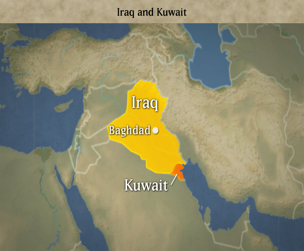 Geographic factors behind the iraq war